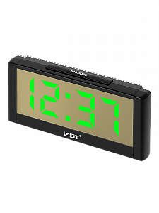 VST 731Y-4 Зеленые часы настольные (без блока)